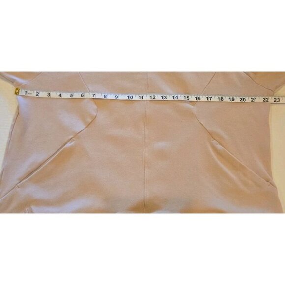 Adidas Sweatshirt Womens Large Pink Tan Over Pockets Logo Country Club Logo - Picture 6 of 9